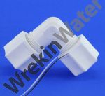 Brine Tube Compression Elbow Connector 3/8in 